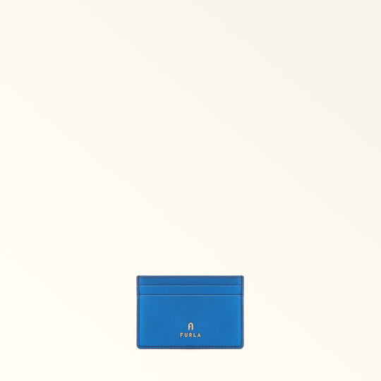 Furla Camelia Card Case Blue Cobalt S