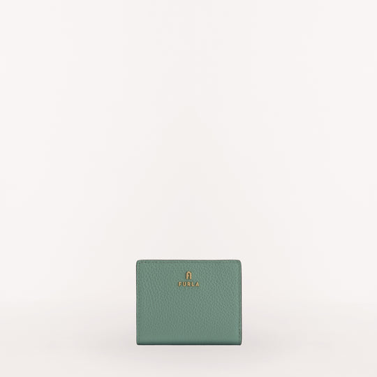 Furla Camelia Compact Wallet L Zip Mineral Green S