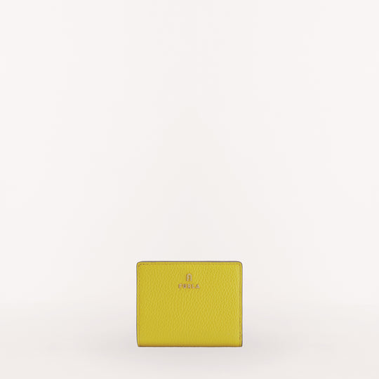 Furla Camelia Compact Wallet L Zip Canary S