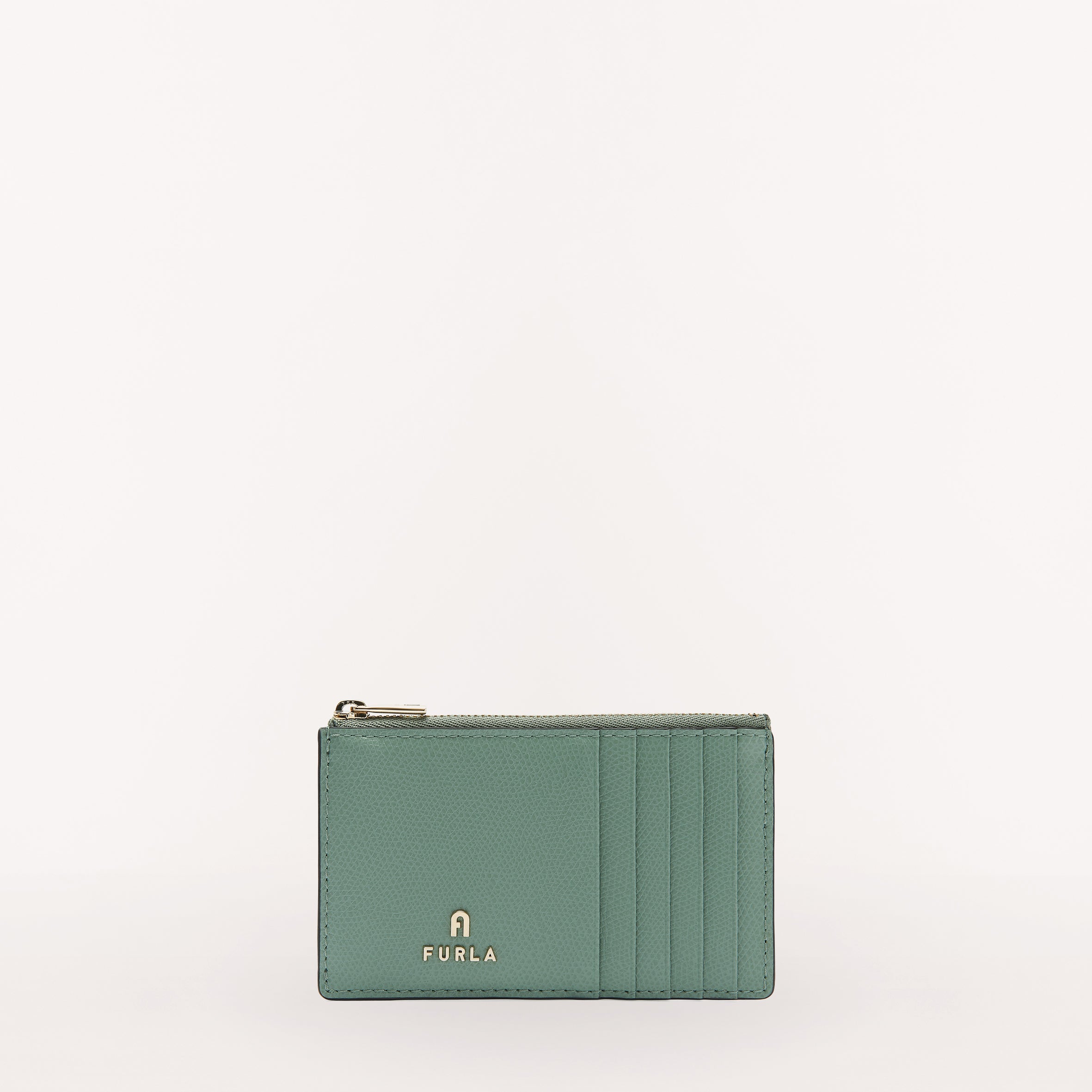 Furla Camelia Zipped Card Case WP00310 Mineral Green M Ares