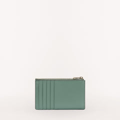 Furla Camelia Zipped Card Case WP00310 Mineral Green M Ares