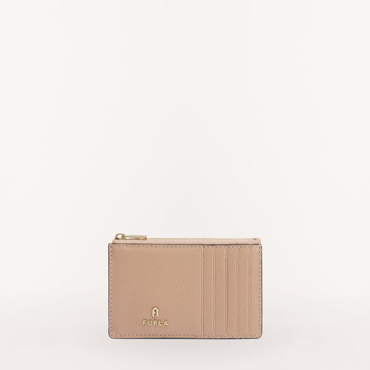 Furla Camelia Zipped Card Case Cameo M