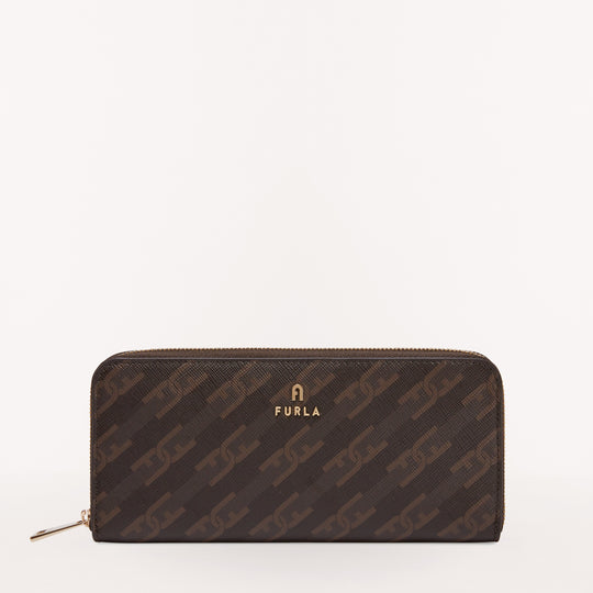 Furla Camelia Zip Around Slim Wallet Toni Caffe XL