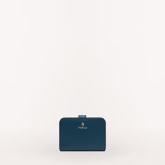 Furla Camelia Compact Wallet, Blu J+Greigeint, Ares