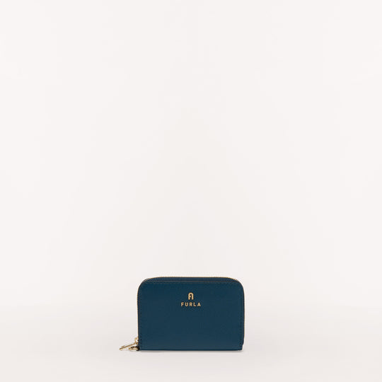 Furla Camelia Zip Around Card Case Blu J Greigeint S