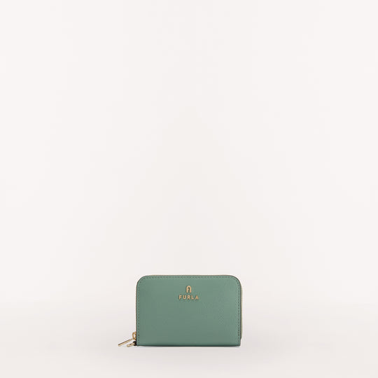 Furla Camelia Zip Around Cc Wallet Min Green Felce S