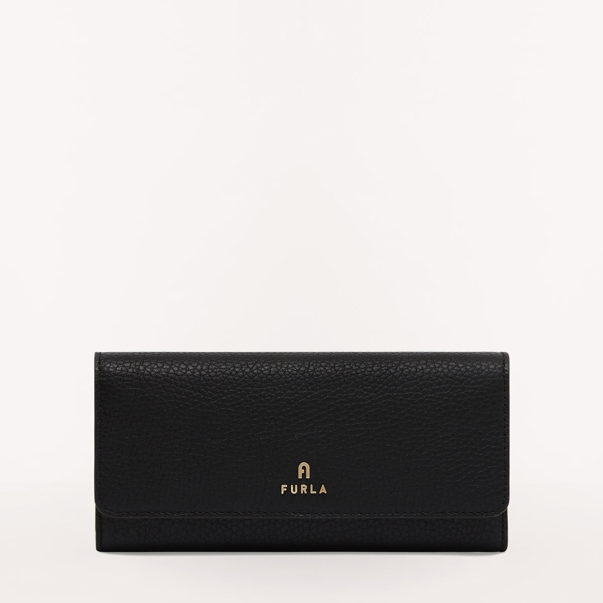 Furla Camelia Continental Wallet, Nero, Vitelo St. Ercle