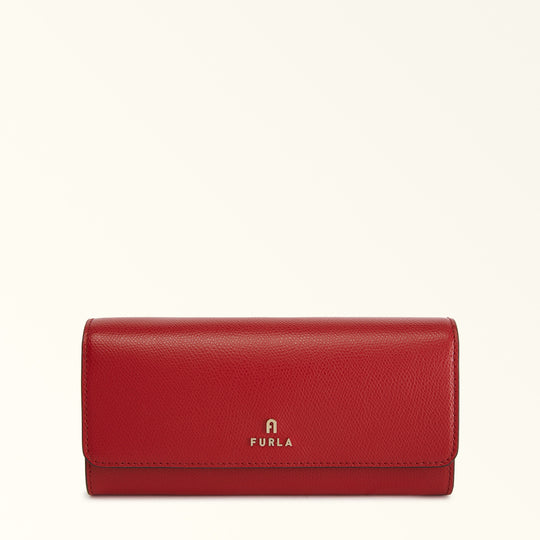 Furla Camelia Continental Wallet Rosso Vene One Size