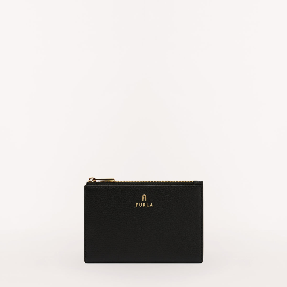 Furla Camelia Passport Holder, Nero, Vitelo St. Ercle