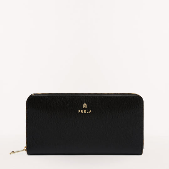 Furla Camelia Zip Around Nero Xl
