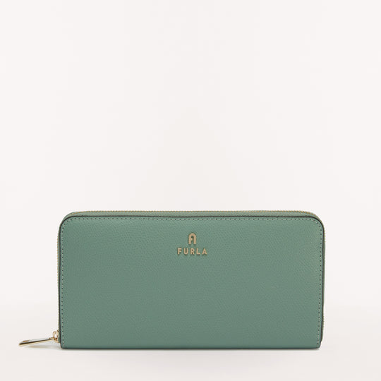 Furla Camelia Zip Around Wallet Min Green Felce XL
