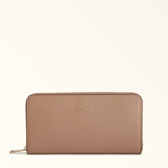 Furla Camelia zip Around Wallet Greige XL