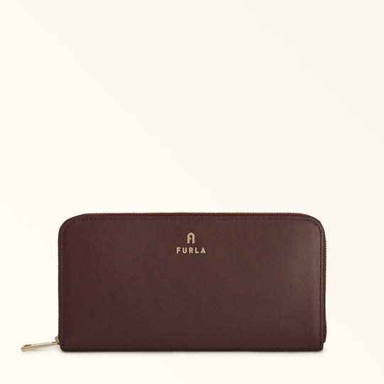 Furla Camelia zip Around Wallet Chianti XL