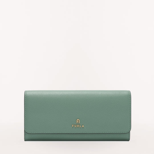 Furla Camelia Continental Wallet Slim Min Green Felce One Size