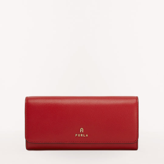 Furla Camelia Continental Wallet Rosso Vene One Size