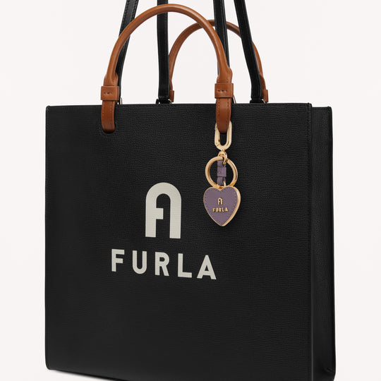 Furla Camelia Heart Keyring Aura One Size