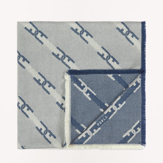 Furla Net Sciarpa 70x180 Toni Blu Denim