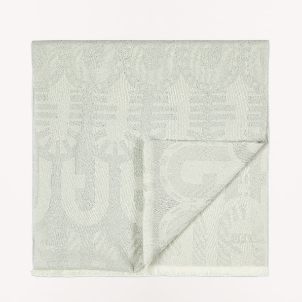 Furla Nova Sciarpa 50X180, Marshmallow, Lana Lurex