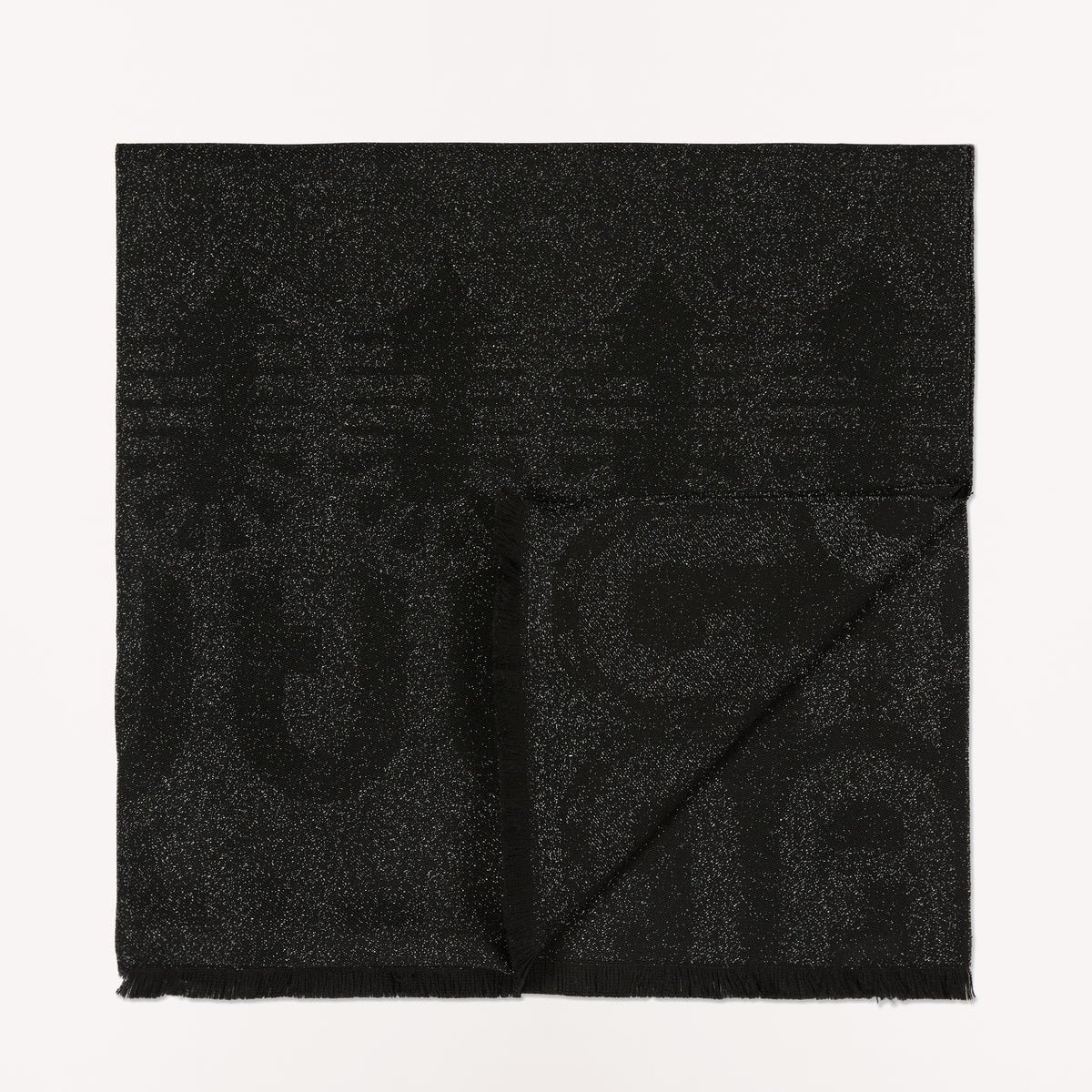 Furla Nova Sciarpa 50X180, Nero, Lana Lurex