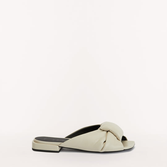 Furla Piuma T.20 Mule Sandal Marshmallow