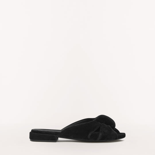 Furla Piuma T.20 Mule Sandal Nero O6