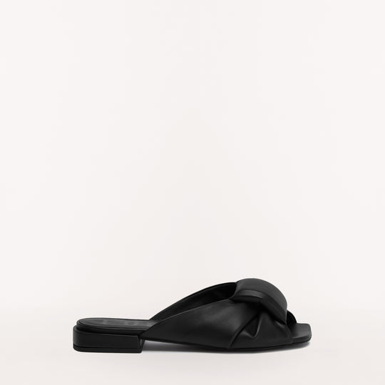 Furla Piuma T.20 Mule Sandal Nero O6