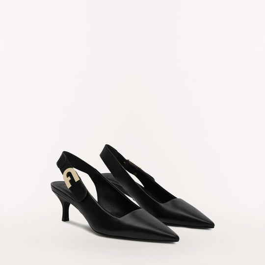 Furla Sign T.50 Slingback Nero O6