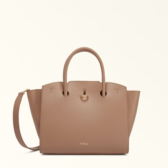 Furla Genesi Tote Bag Greige M