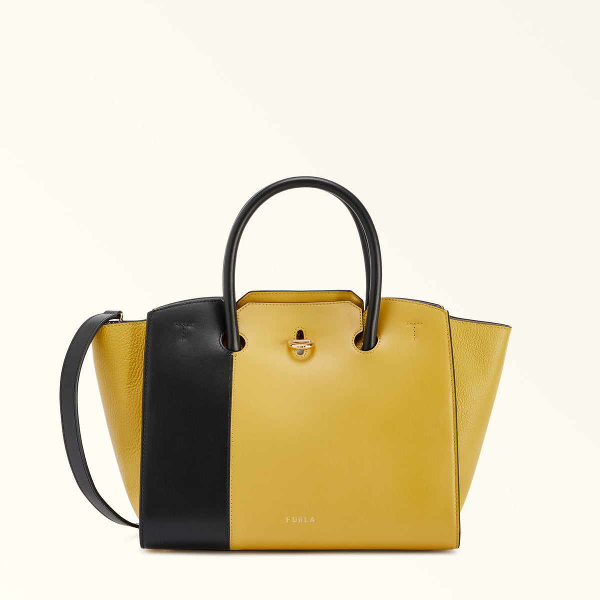 Furla Genesi Tote Bag Honey Nero M WB00811BX2292YH0001007