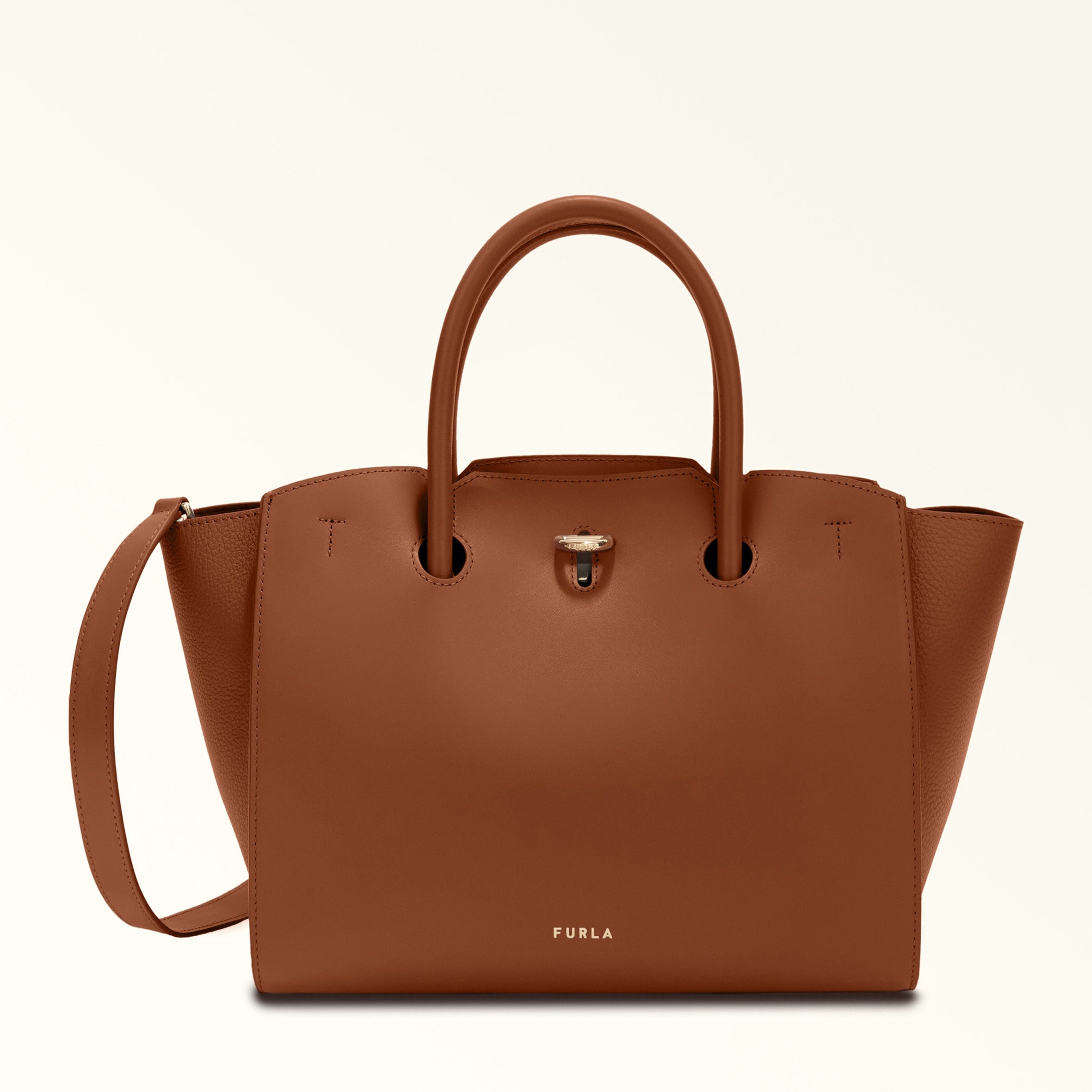 Furla Genesi Tote Bag Cognac H L WB00849 WB00849BX005303B001007