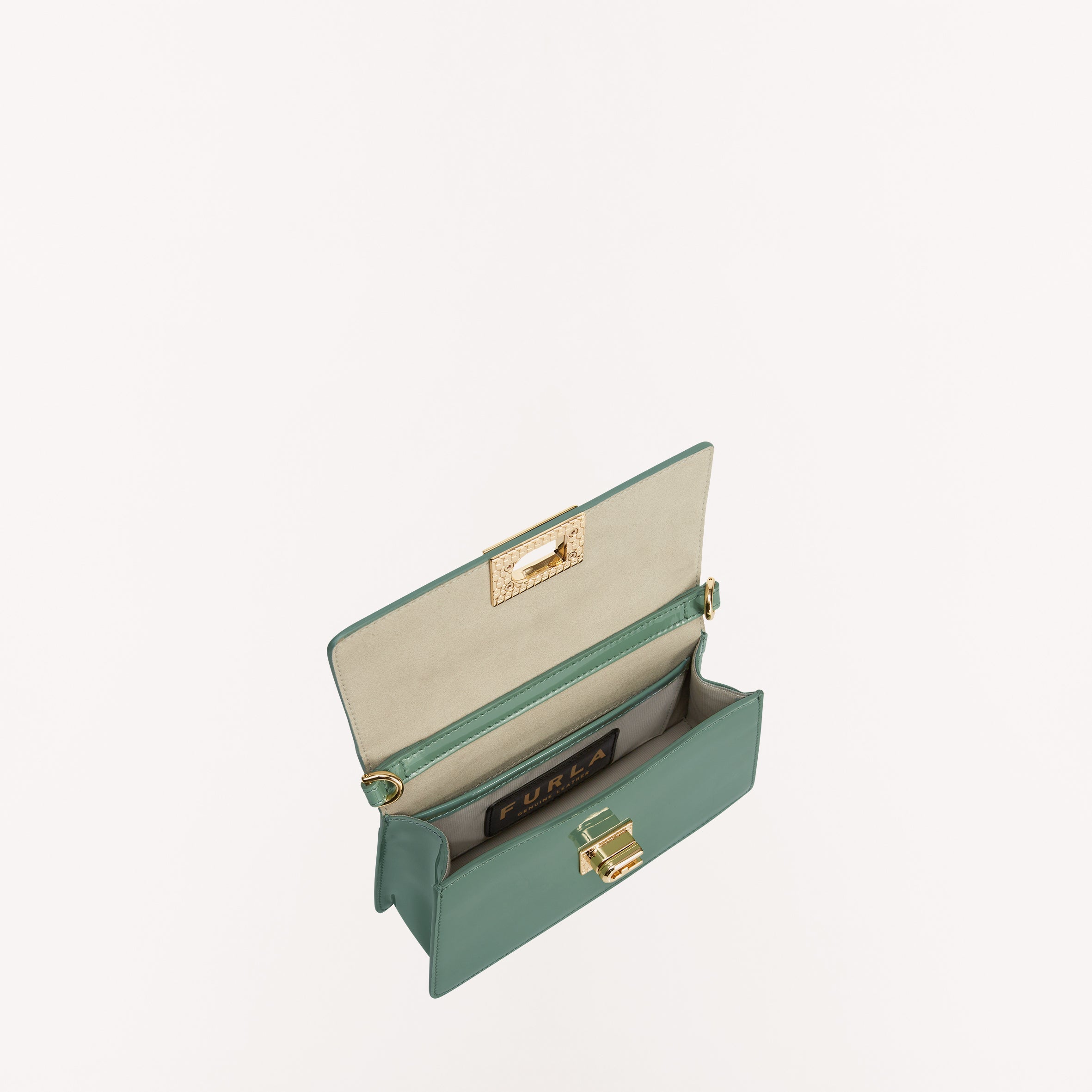 Furla Zoe Shoulder Bag Mineral Green Mini WB00856 WB00856VEV0001996S1007