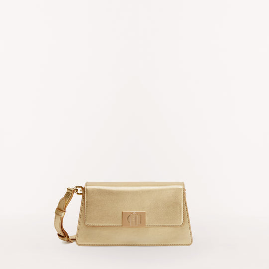 Furla Zoe Shoulder Bag Color Gold Mini