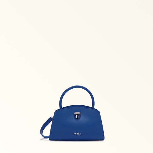 Furla Genesi Tote Bag Blue Cobalt Mini