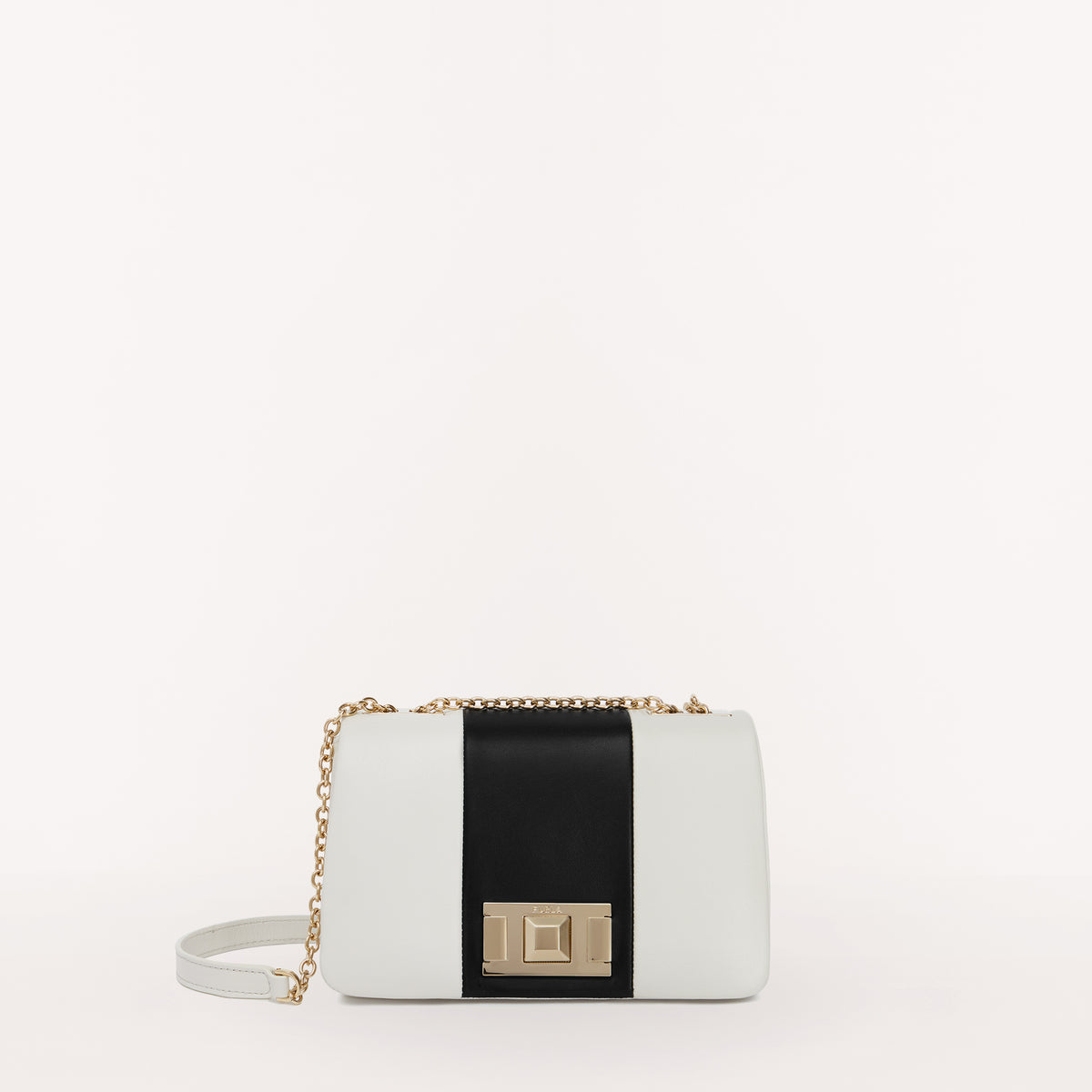 Furla Lulu Crossbody Bag Marshmlow/Nero Mini WB00898 WB00898BX17101843S1007