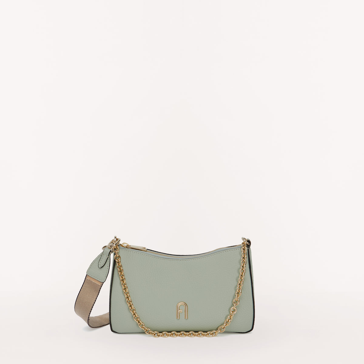 Furla Primula Double Strap Crossbody Bag Fel/Met/Taupe Mini WB00903 WB00903BX12322021S9035