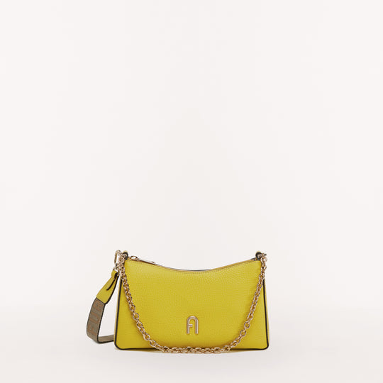 Furla Primula Double Strap Crossbody Bag Canary/Met/Tau Mini