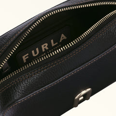 Furla Primula Webbing Strap Crossbody Bag Ner Cord Naturl Mini WB00924BX03562037S9035
