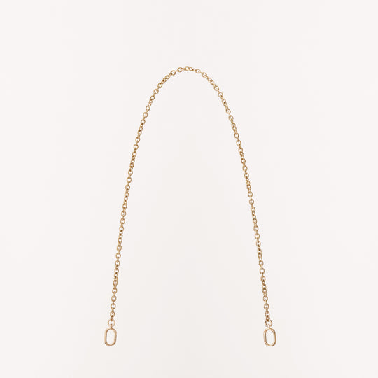 Furla Fiona Chain Shoulder Bag Strap Color Gold One Size