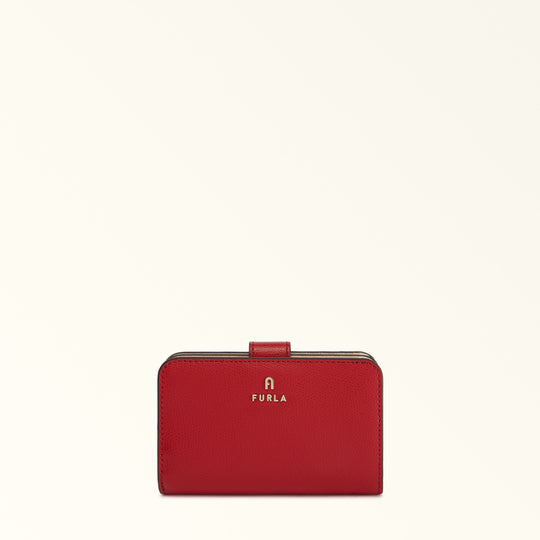 Furla Camelia Compact Wallet Rosso Vene M