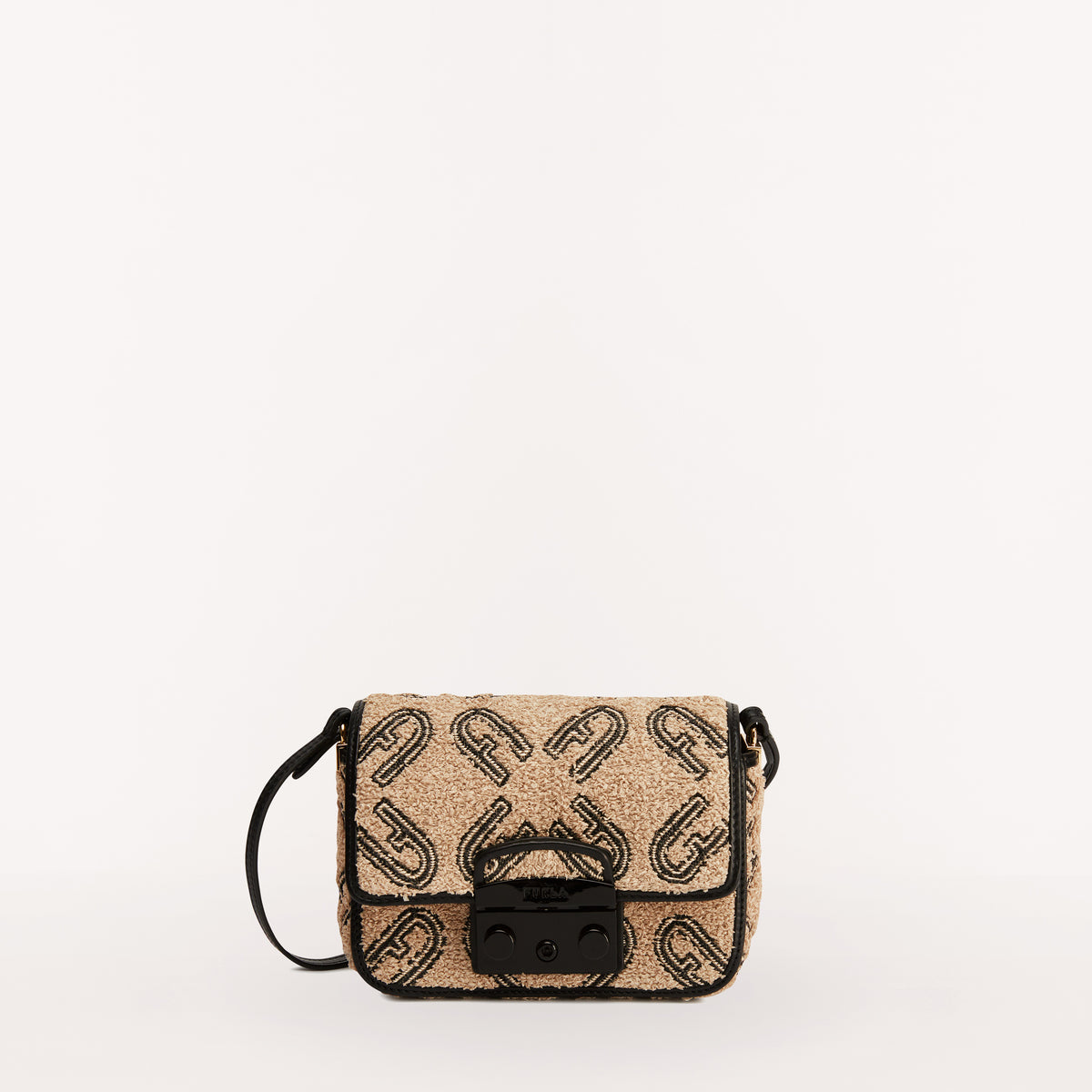 Furla Metropolis Webbing Strap Crossbody Bag Naturale Mini WB00945 WB00945BX1705V10009006