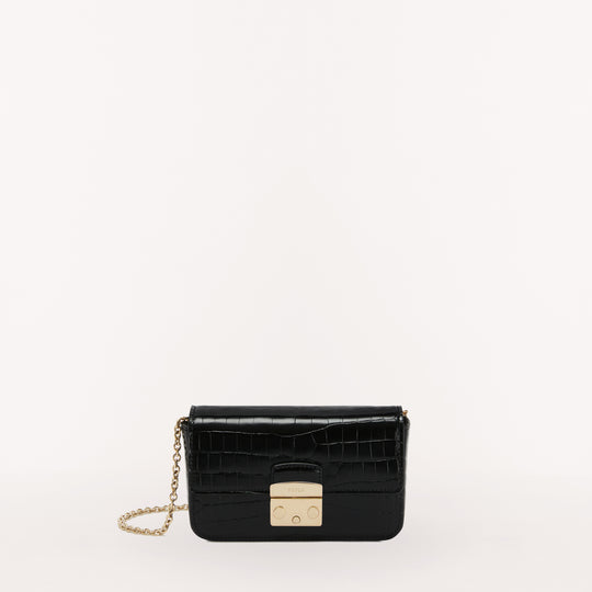 Furla Metropolis Crossbody Bag Nero Mini
