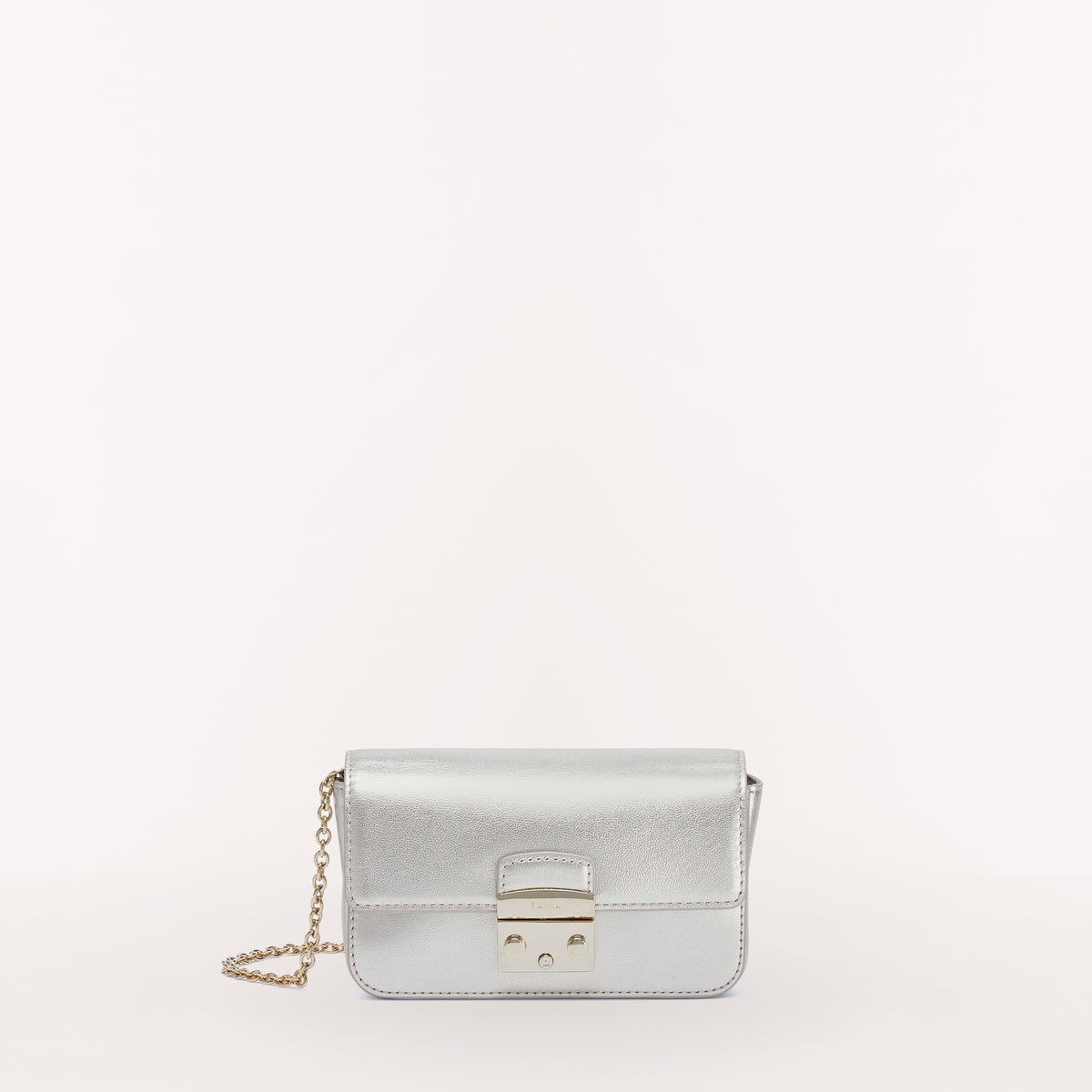 Furla Metropolis Crossbody Bag Silver Mini WE00446 WE00446BX2196Y30001007