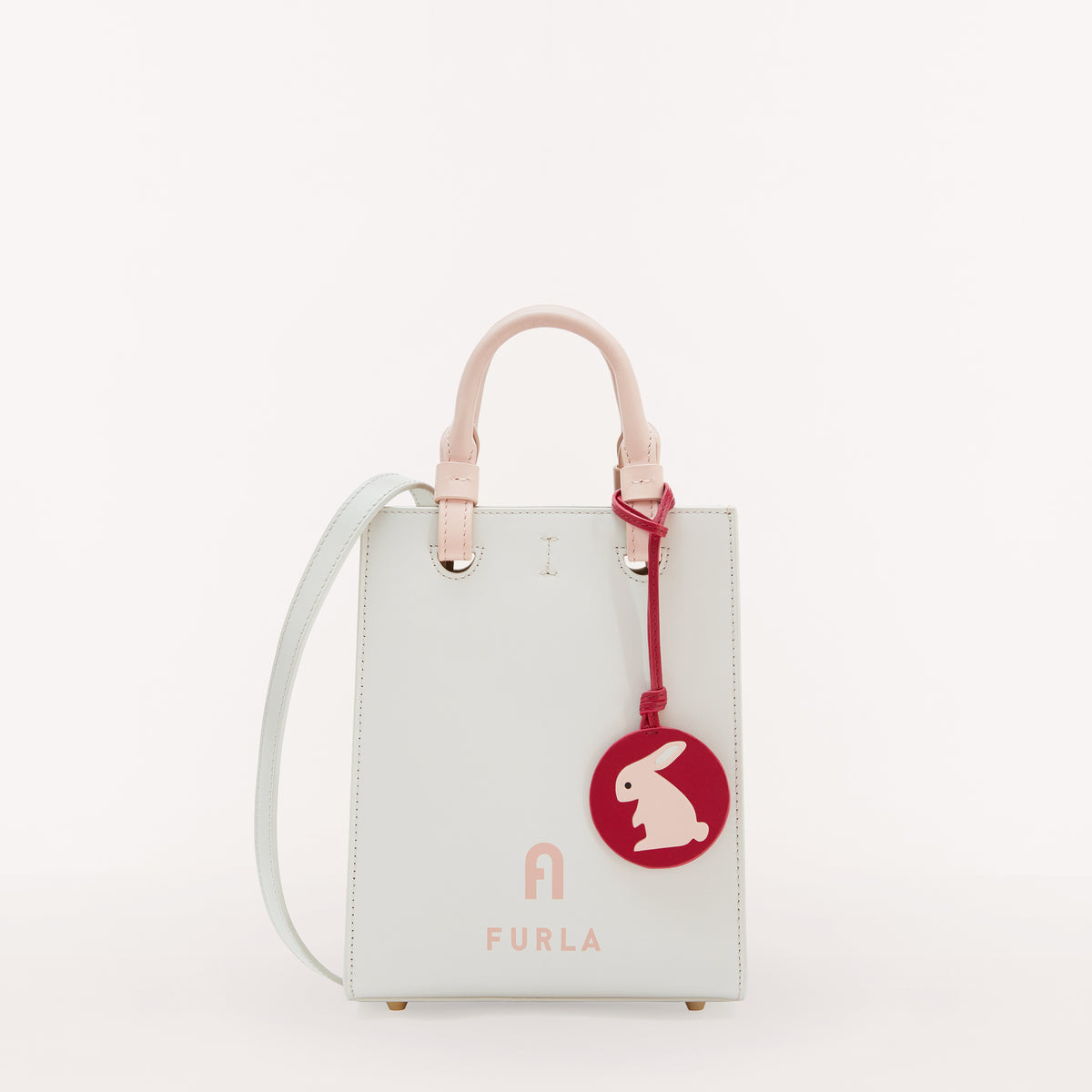 Furla Varsity Style Tote, Toni+Marshmlow, Vit Rom Rbt Cny