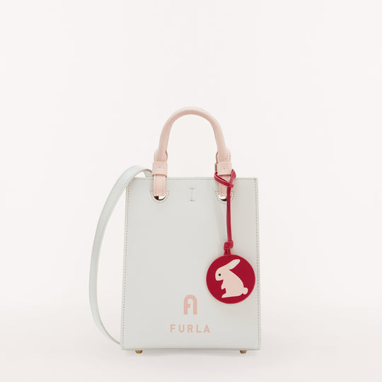 Furla Varsity Style Tote Toni Marshmlow Mini