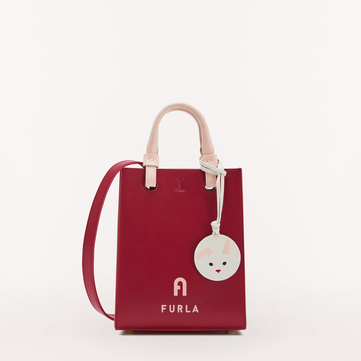 Furla Varsity Style Tote, Toni Mars, Vit Rom Rbt Cny