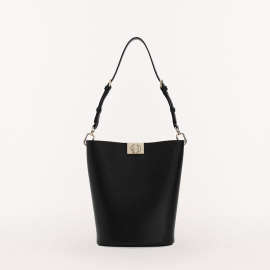 Furla Fleur Bucket Bag Nero O6 Mini