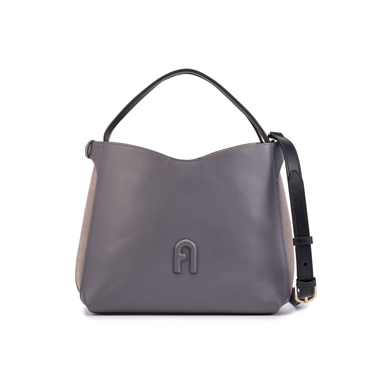 Furla Primula Hobo Bag Soil Taupe Nero S WB00962BX04582499S1007