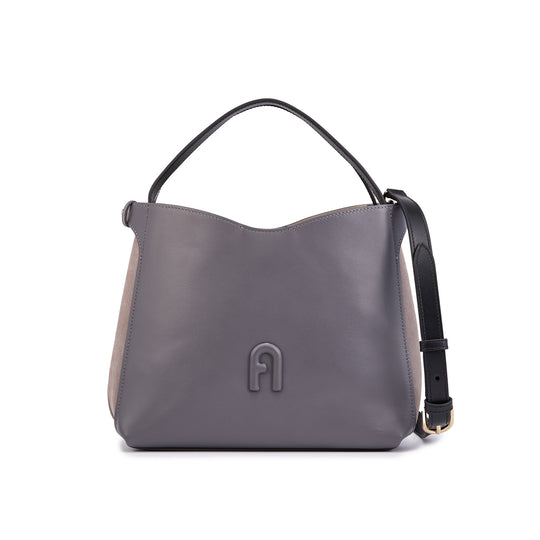 Furla Primula Hobo Bag Soil Taupe Nero S