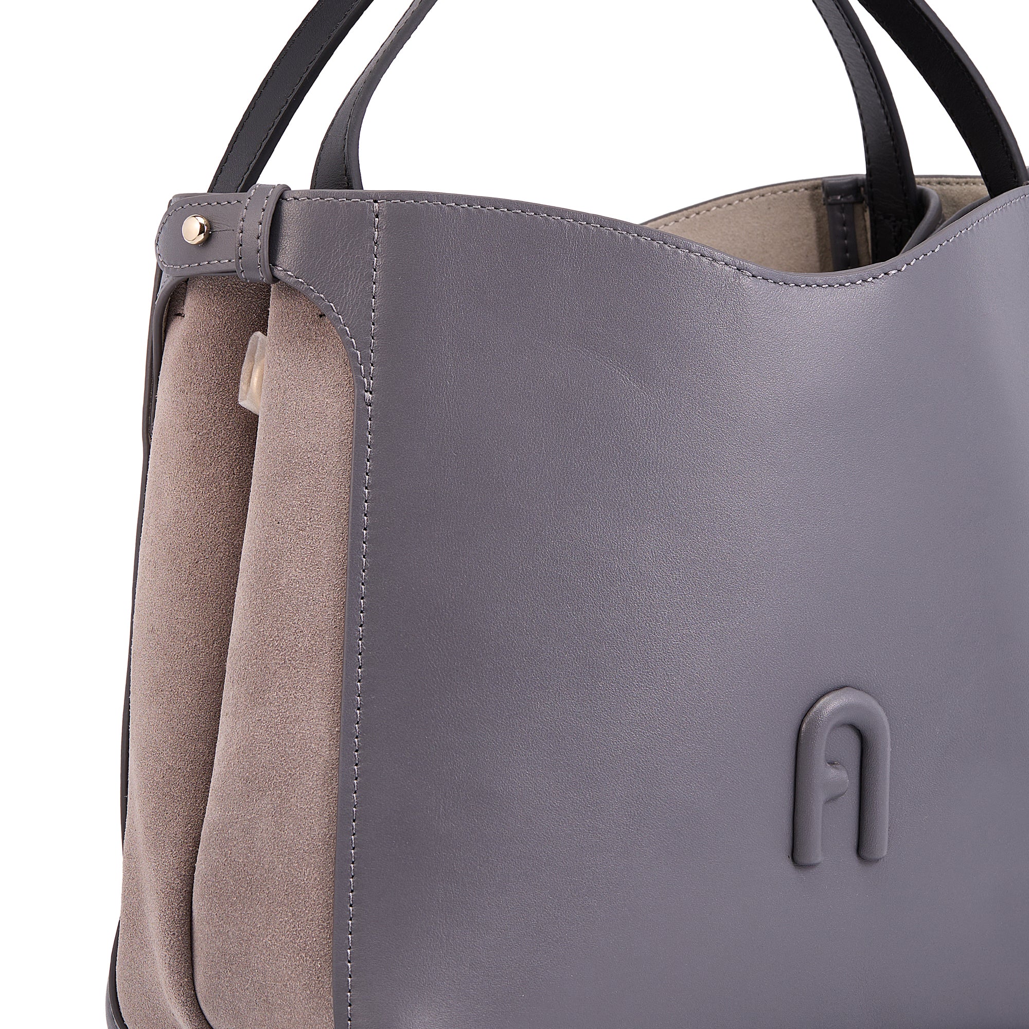 Furla Primula Hobo Bag Soil Taupe Nero S WB00962BX04582499S1007