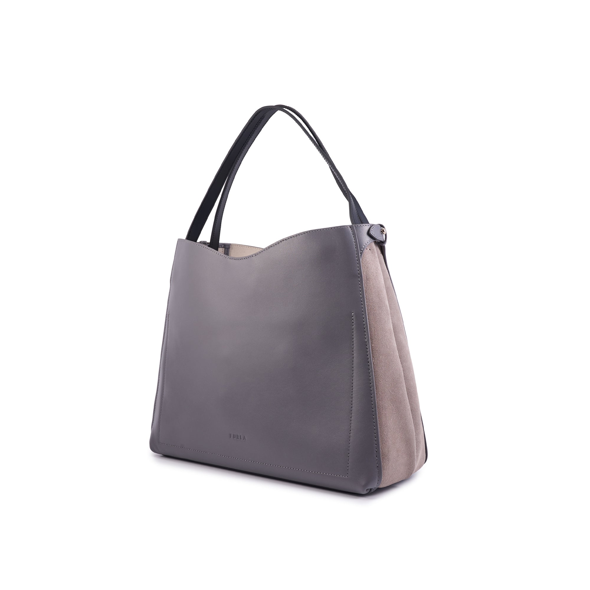 Furla Primula Hobo Bag Soil Taupe Nero L WB00989BX04582499S1007